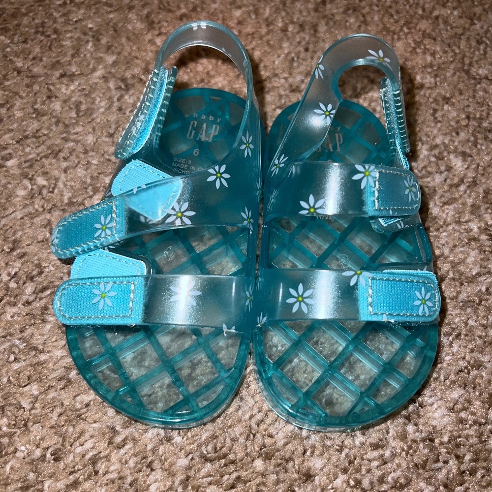 Toddler Girls Baby Gap Jelly Sandals, Size 6